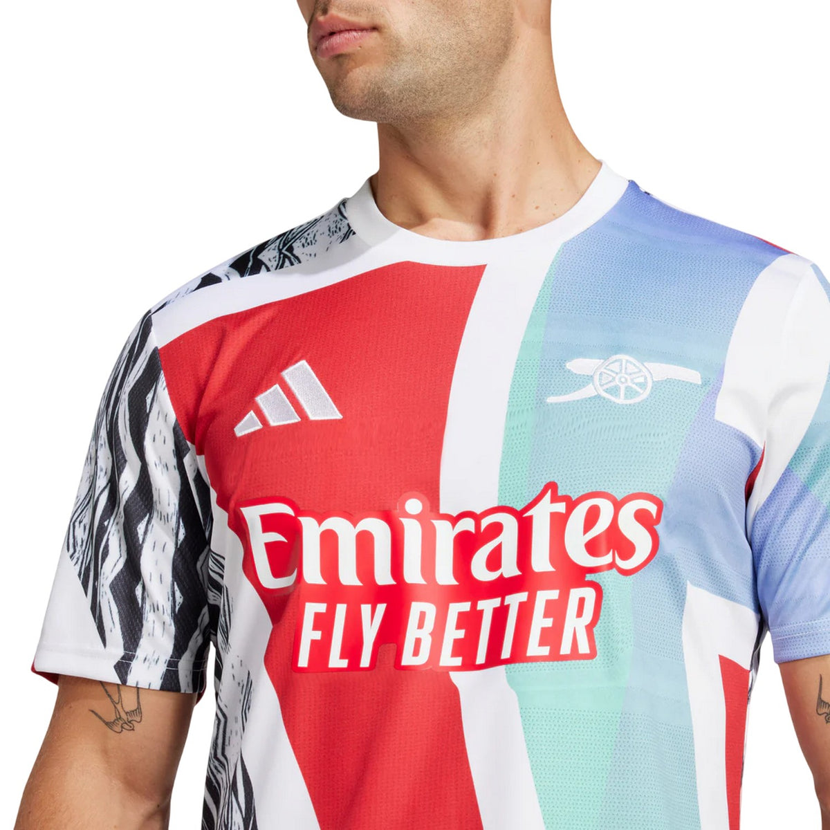 Better Scarlet - Side - Adidas Unisex Adult 2024-2025 Arsenal FC Football Jersey