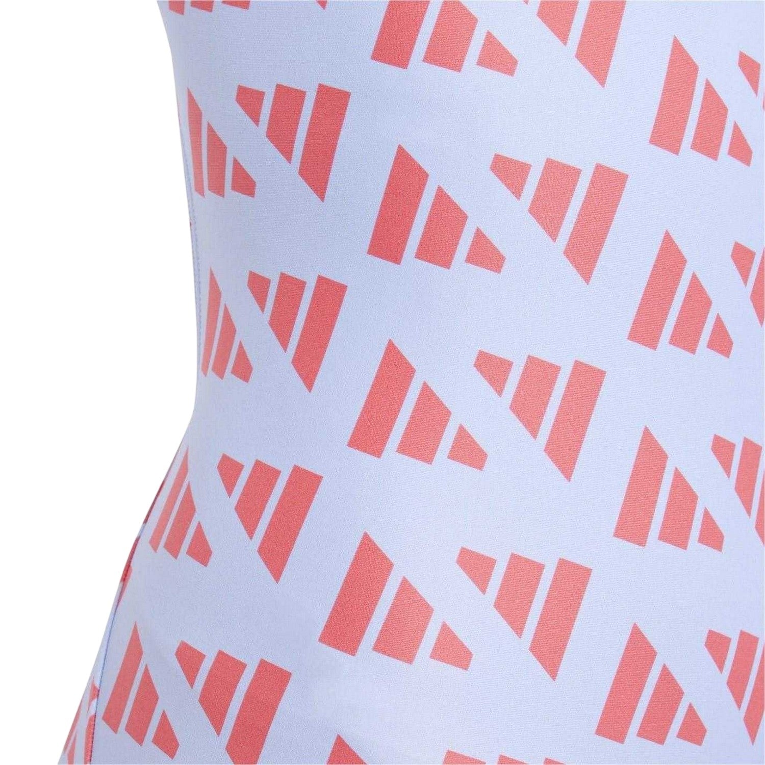 Violet-Red - Pack Shot - Adidas Girls Graphic Print Logo One Piece Swimsuit
