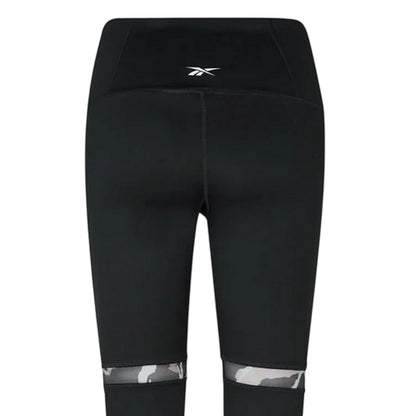 Black Night - Lifestyle - Reebok Womens-Ladies Mesh Insert Leggings