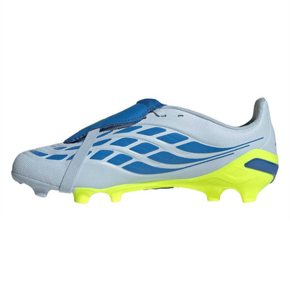 Black-Red - Pack Shot - Adidas Childrens-Kids Predator Firm Ground Football Boots