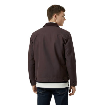 Black Coffee - Lifestyle - Jack Wills Mens Plain Collared Varsity Jacket