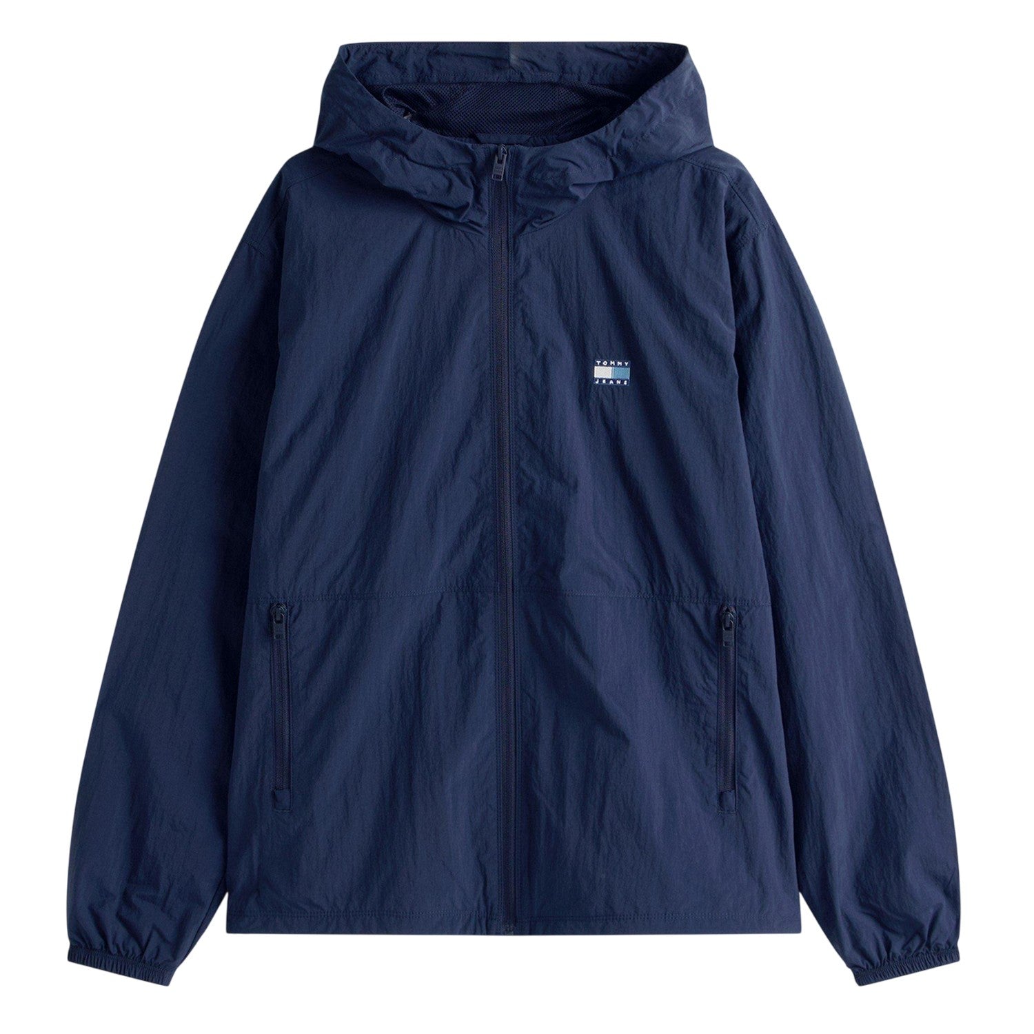 Dark Navy - Front - Tommy Jeans Mens Chicago Windbreaker