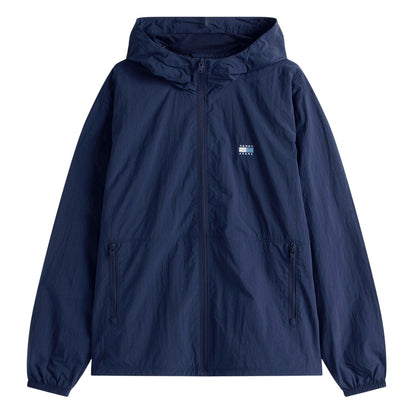 Dark Navy - Front - Tommy Jeans Mens Chicago Windbreaker