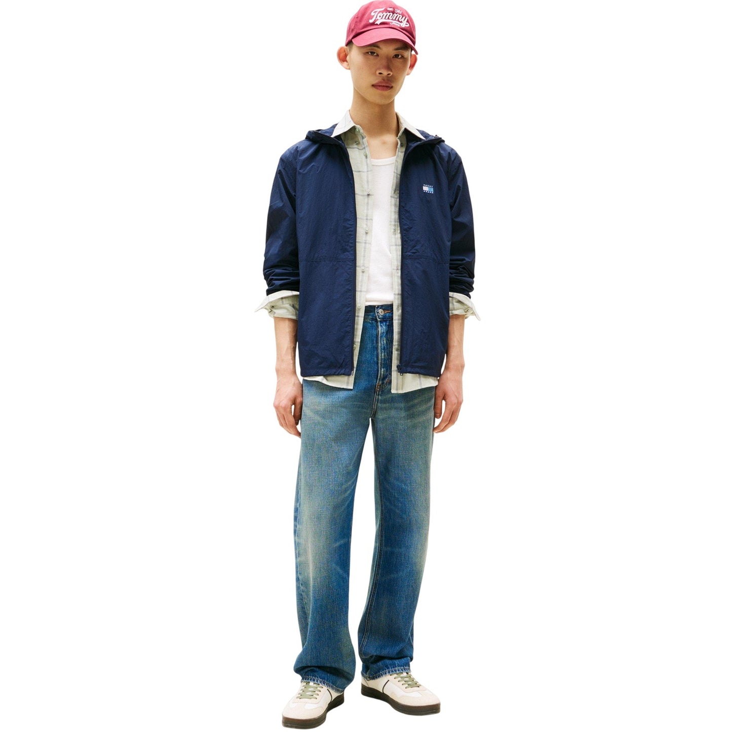 Dark Navy - Lifestyle - Tommy Jeans Mens Chicago Windbreaker