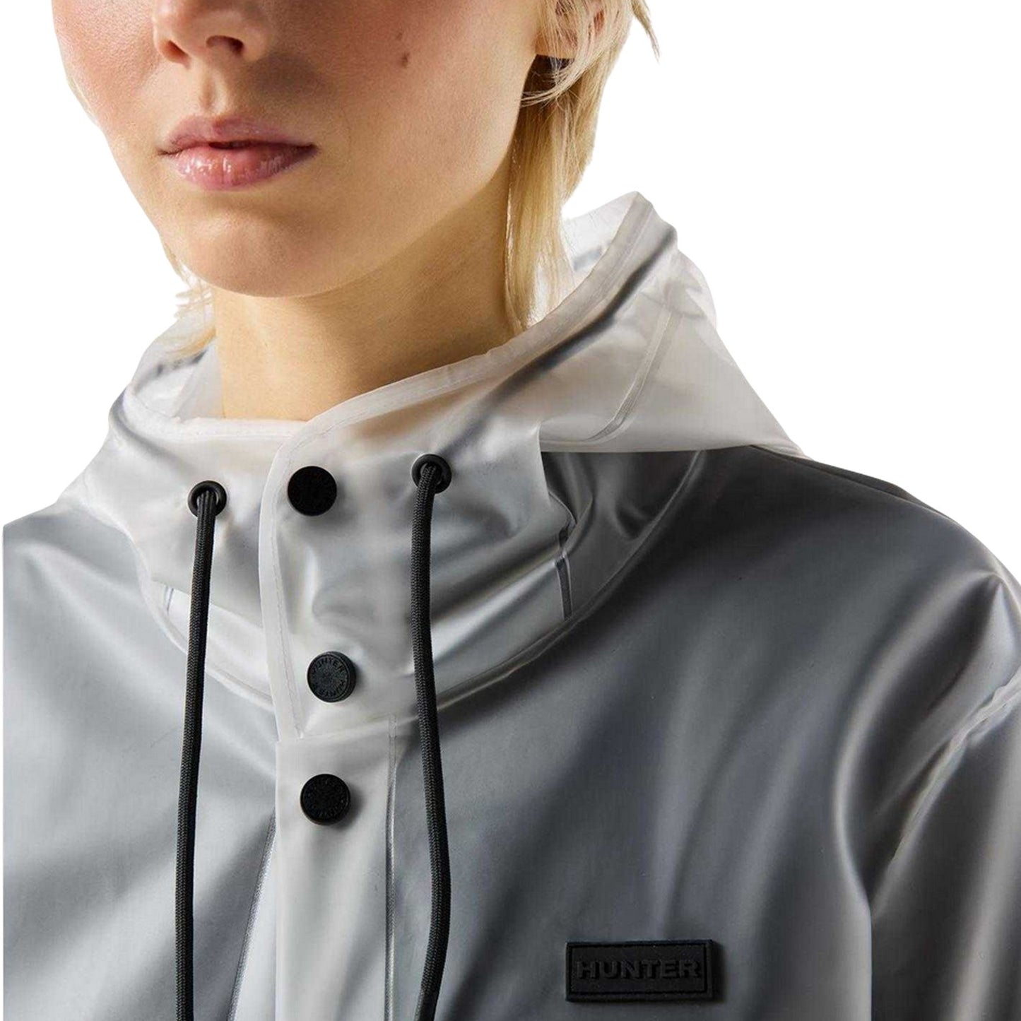 Clear - Side - Hunter Womens-Ladies PU Anorak