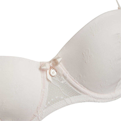 Pink - Side - Ted Baker Womens-Ladies Jacquard Bra