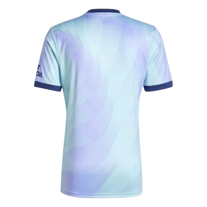 Blue - Back - Adidas Unisex Adult 2024-2025 Arsenal FC Football Jersey