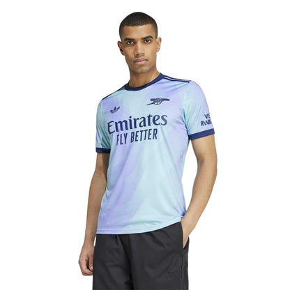 Blue - Side - Adidas Unisex Adult 2024-2025 Arsenal FC Football Jersey