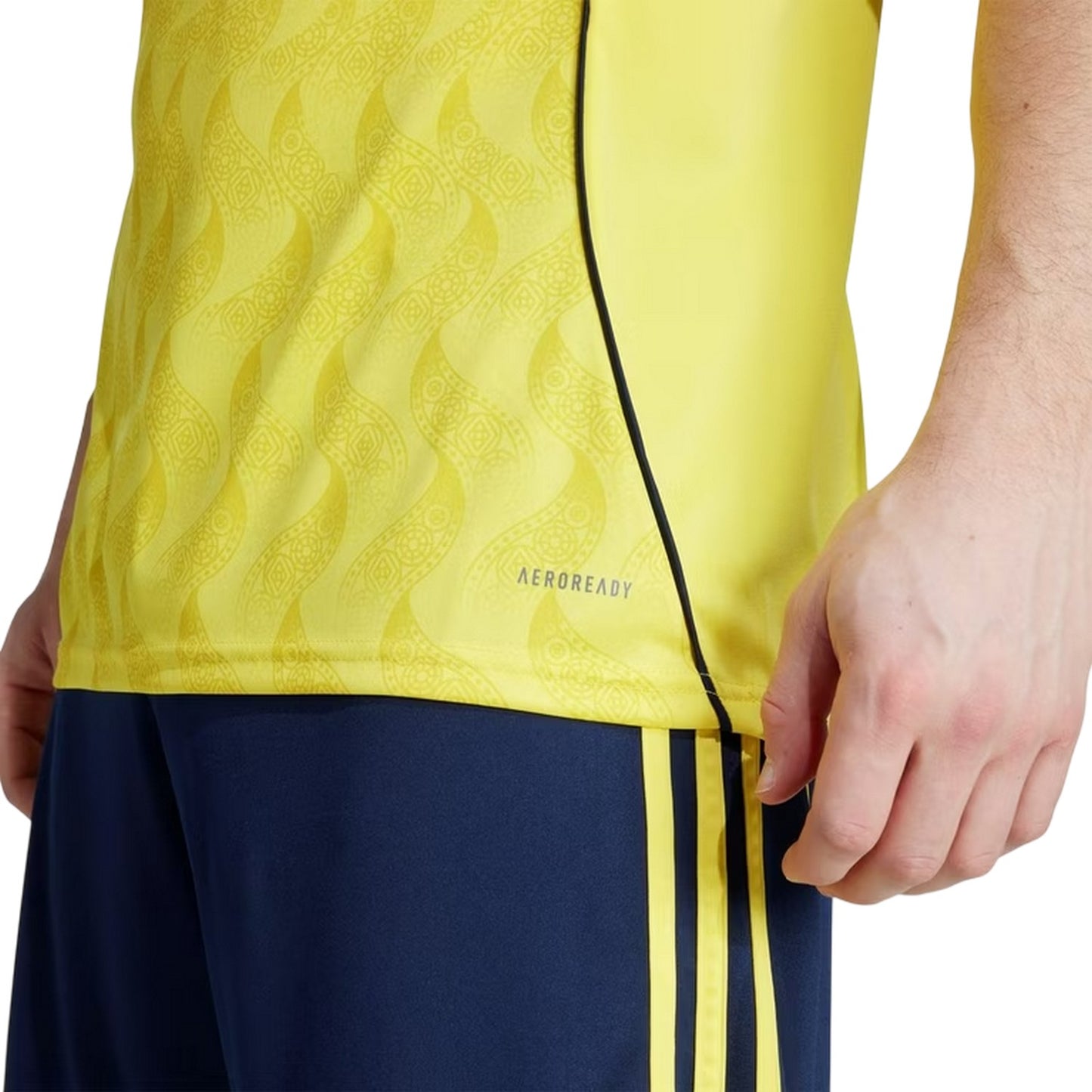 Yellow-Blue - Lifestyle - Adidas Unisex Adult 2025-2026 Al-Nassr Home Shirt