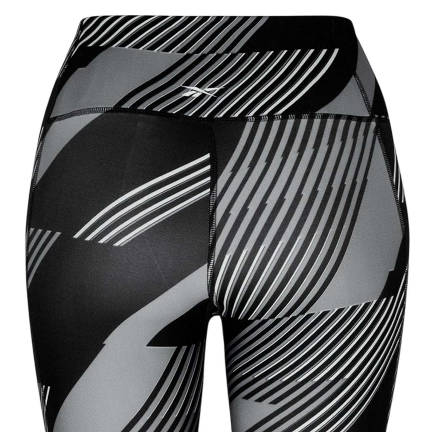 Black Night - Lifestyle - Reebok Womens-Ladies Geometric Skinny Leggings
