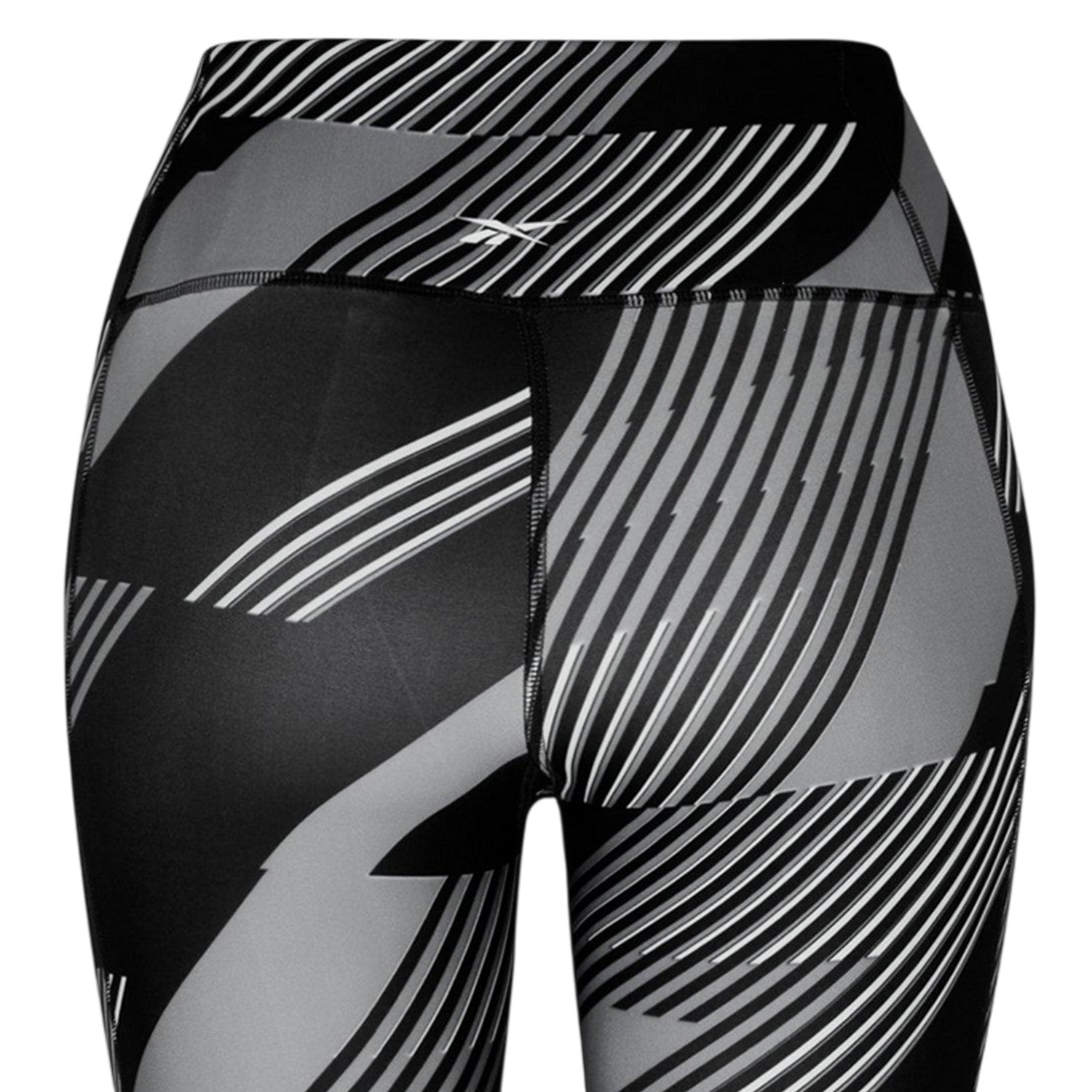 Black Night - Lifestyle - Reebok Womens-Ladies Geometric Skinny Leggings