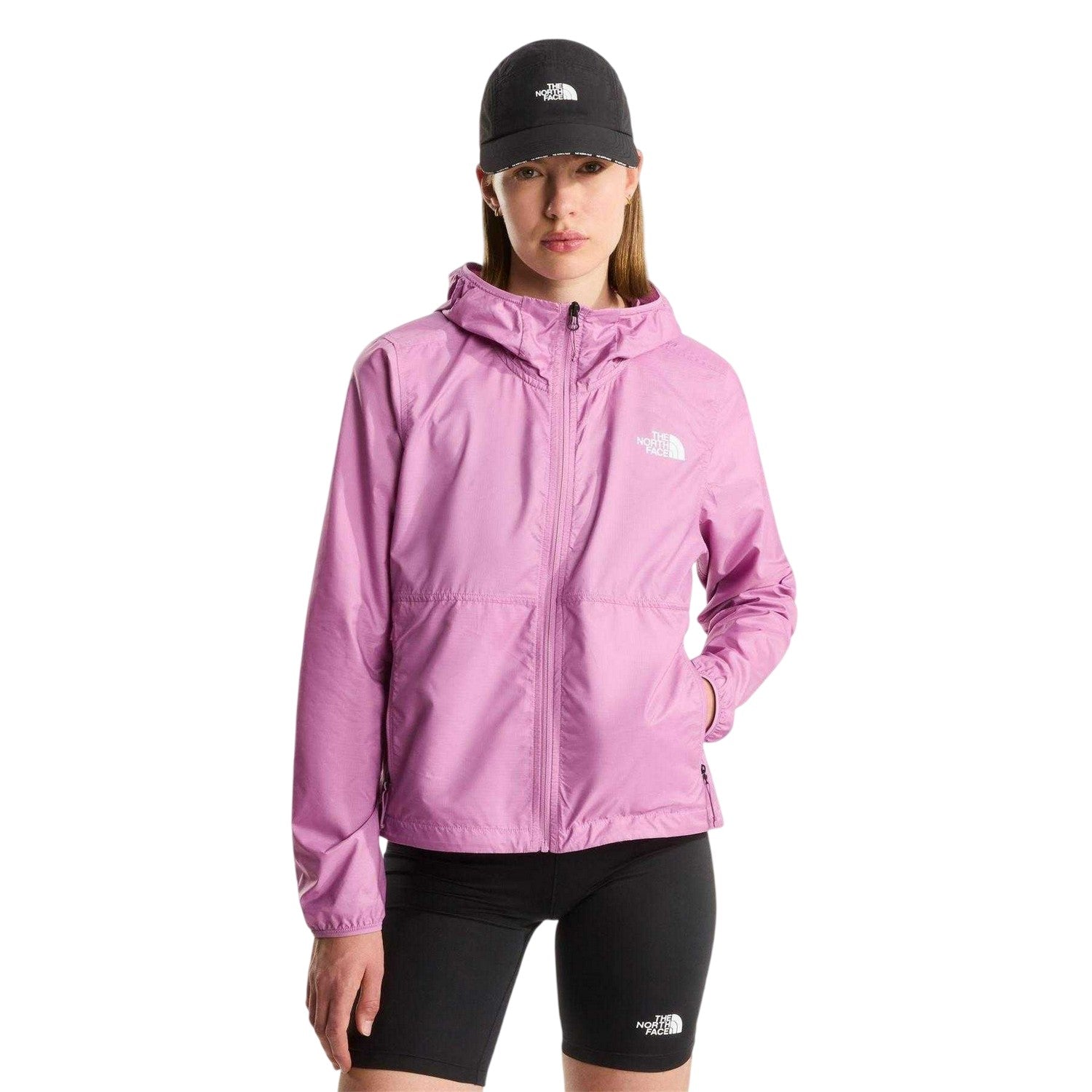 Hushed Violet - Side - The North Face Womens-Ladies Cyclone Wind Jacket