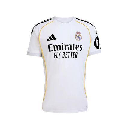 White - Front - Adidas Unisex Adult 2025-2026 Real Madrid CF Football Shirt