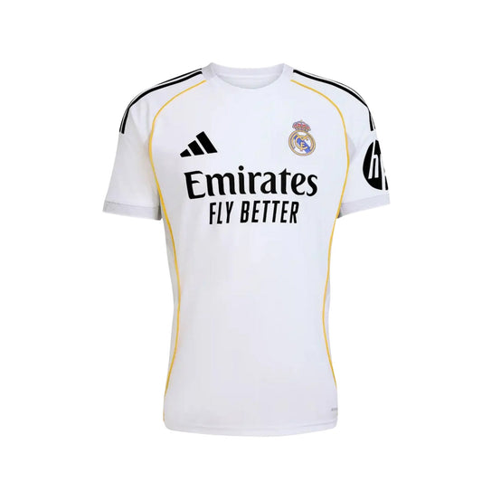 White - Front - Adidas Unisex Adult 2025-2026 Real Madrid CF Football Shirt
