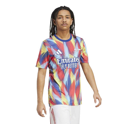 Blue - Side - Adidas Mens 2025-2026 Arsenal FC Training Football Shirt