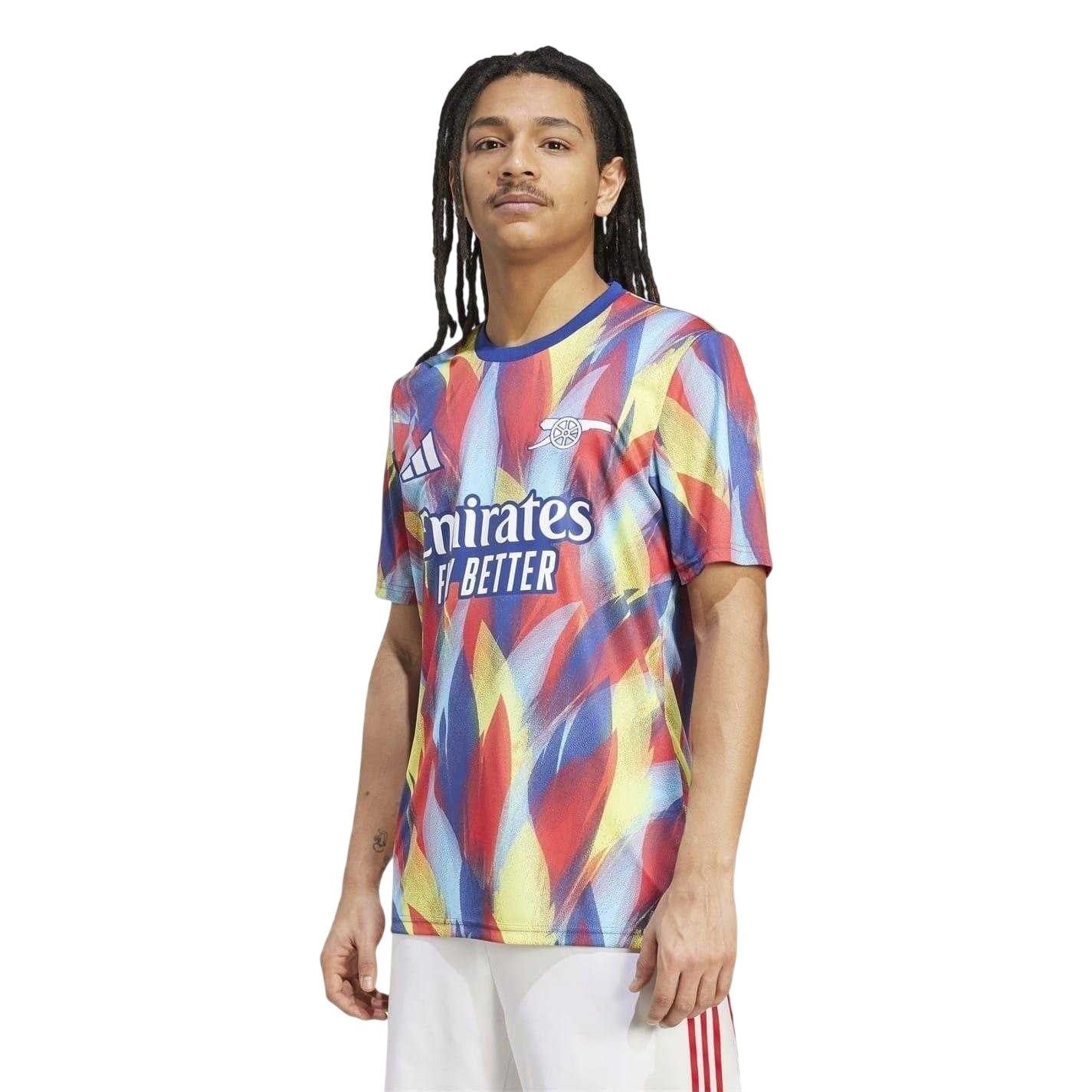 Blue - Pack Shot - Adidas Mens 2025-2026 Arsenal FC Training Football Shirt