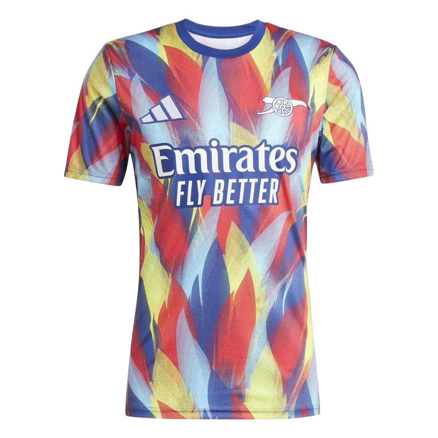 Blue - Front - Adidas Mens 2025-2026 Arsenal FC Training Football Shirt