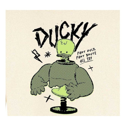White - Side - Disney Unisex Adult Duck Sweatshirt