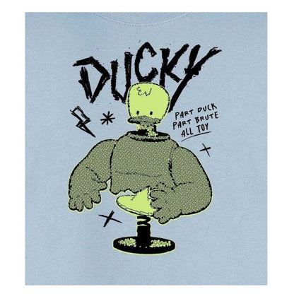 Blue - Side - Disney Unisex Adult Duck Sweatshirt
