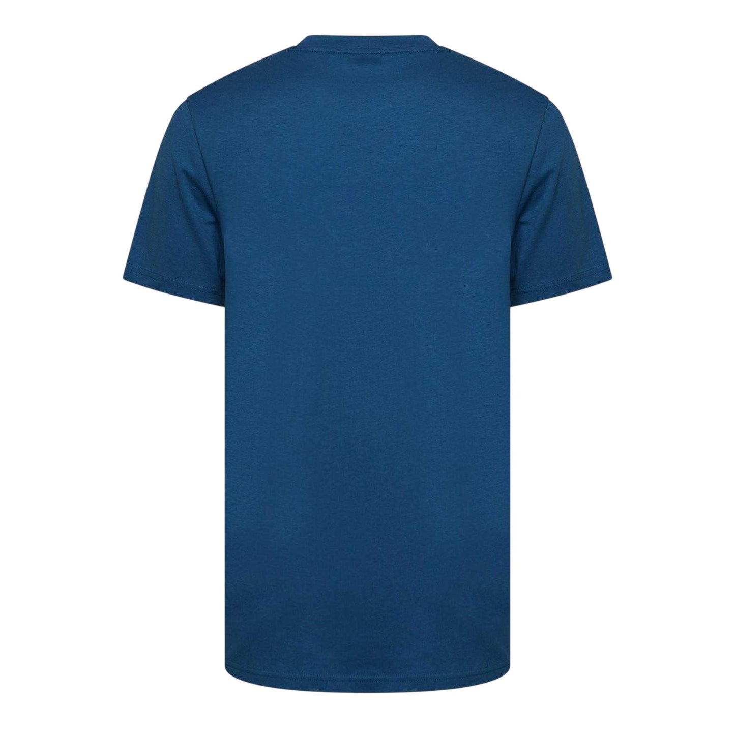 Bright Blue - Back - Boss Mens Logo Cotton T-Shirt