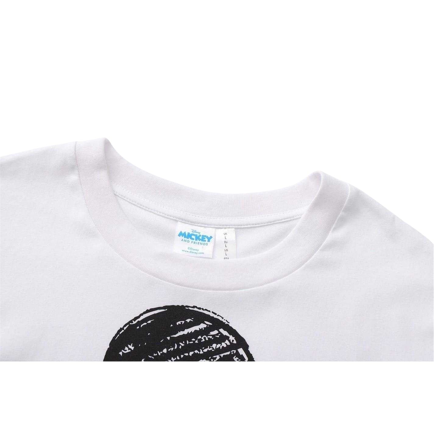 White - Pack Shot - Disney Mens Mickey Mouse Cotton T-Shirt