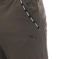 Olive - Side - Puma Mens PWRFleece Tapered Leg Jogging Bottoms