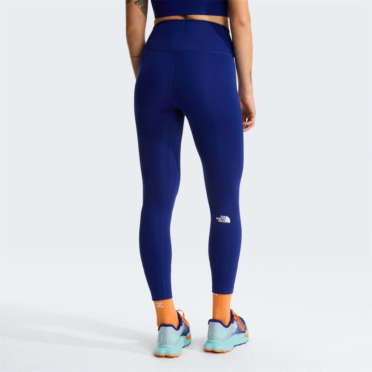 Bold Blue - Lifestyle - The North Face Womens-Ladies Flex High Rise 7-8 Leggings