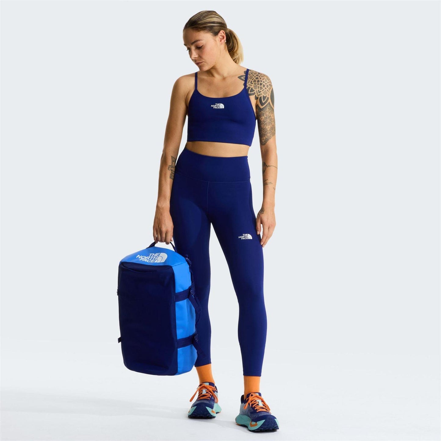 Bold Blue - Pack Shot - The North Face Womens-Ladies Flex High Rise 7-8 Leggings