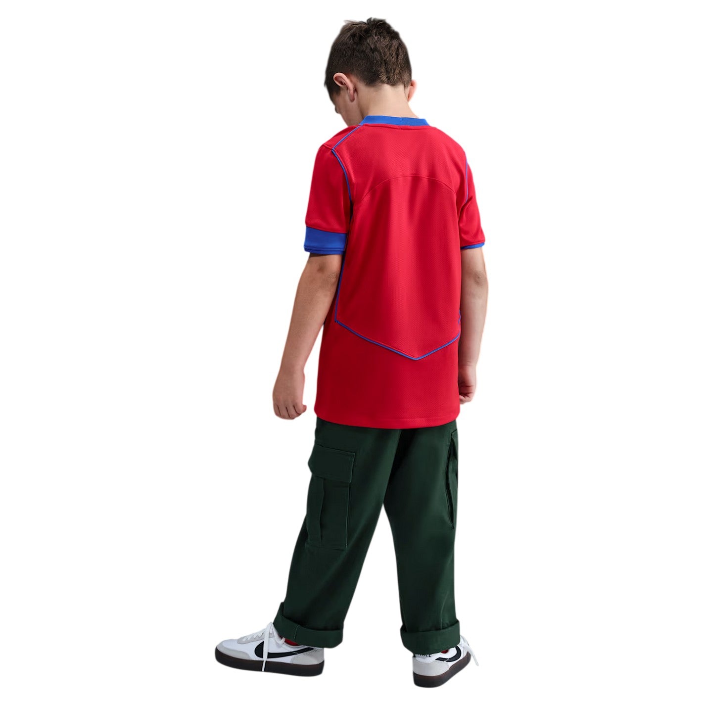 Red - Lifestyle - Nike Childrens-Kids Third Paris Saint Germain FC Football Shirt