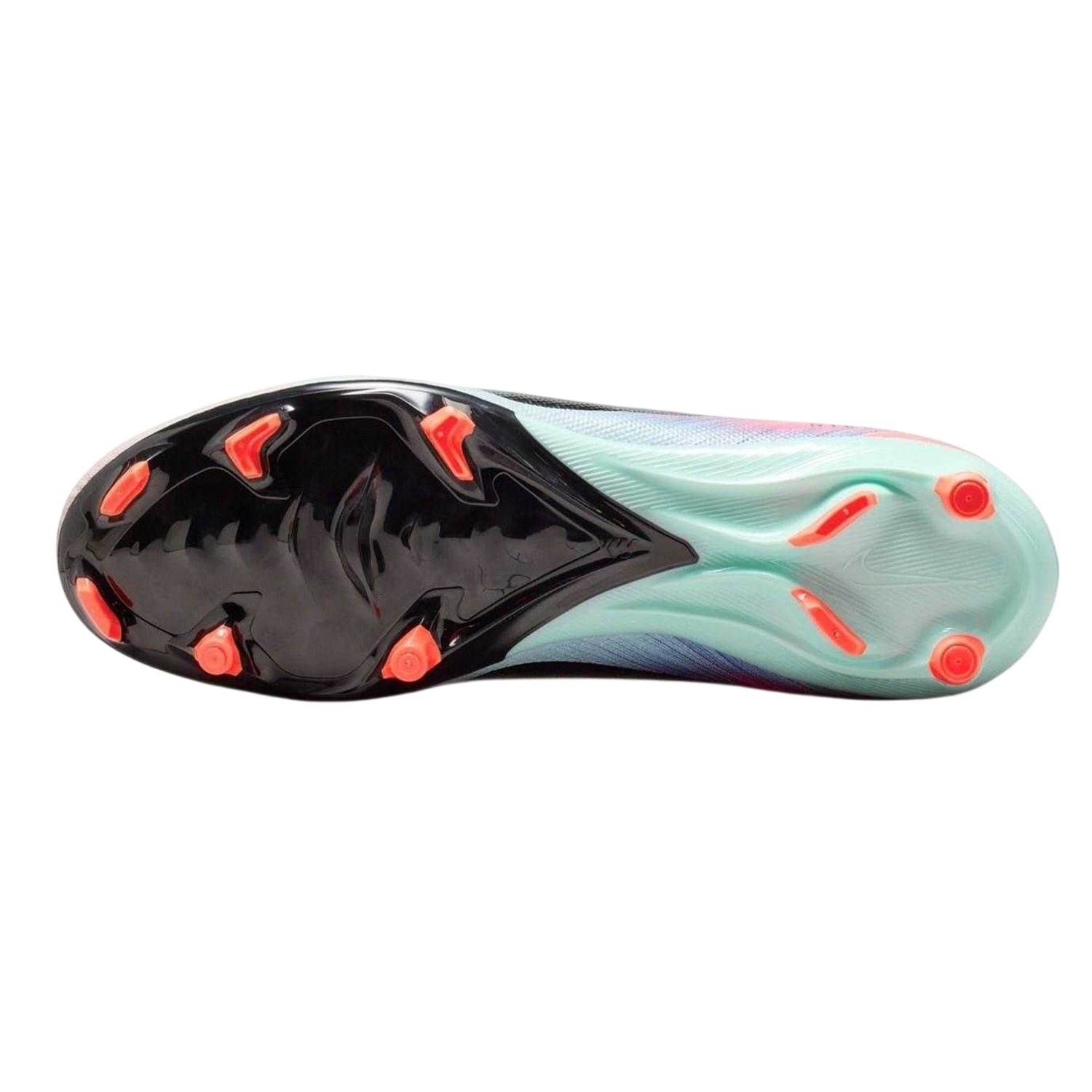 Pink-Blue - Side - Nike Unisex Adult Zoom Mercurial Superfly 10 Academy Firm Ground Football Boots