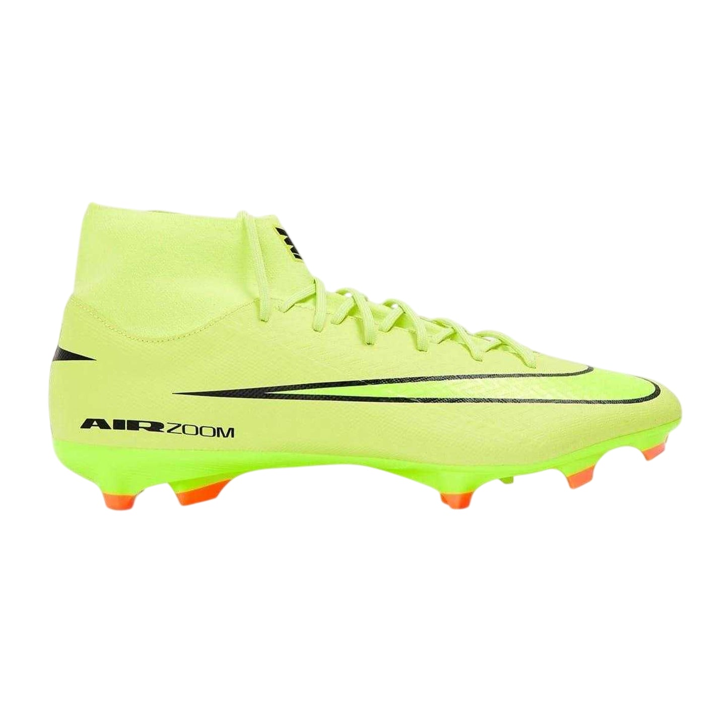 Volt-Crimson - Front - Nike Unisex Adult Zoom Mercurial Superfly 10 Academy Firm Ground Football Boots