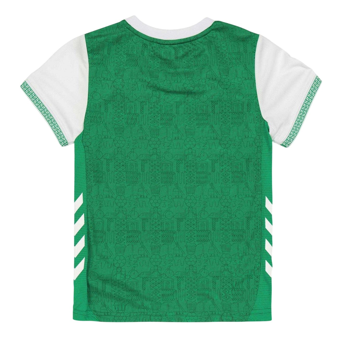 Green - Back - Hummel Childrens-Kids 2025-2026 AS Saint-Étienne Home Jersey