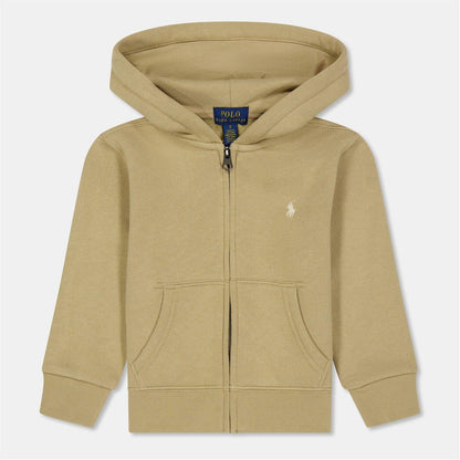 Khaki - Front - Ralph Lauren Boys Full Zip Hoodie