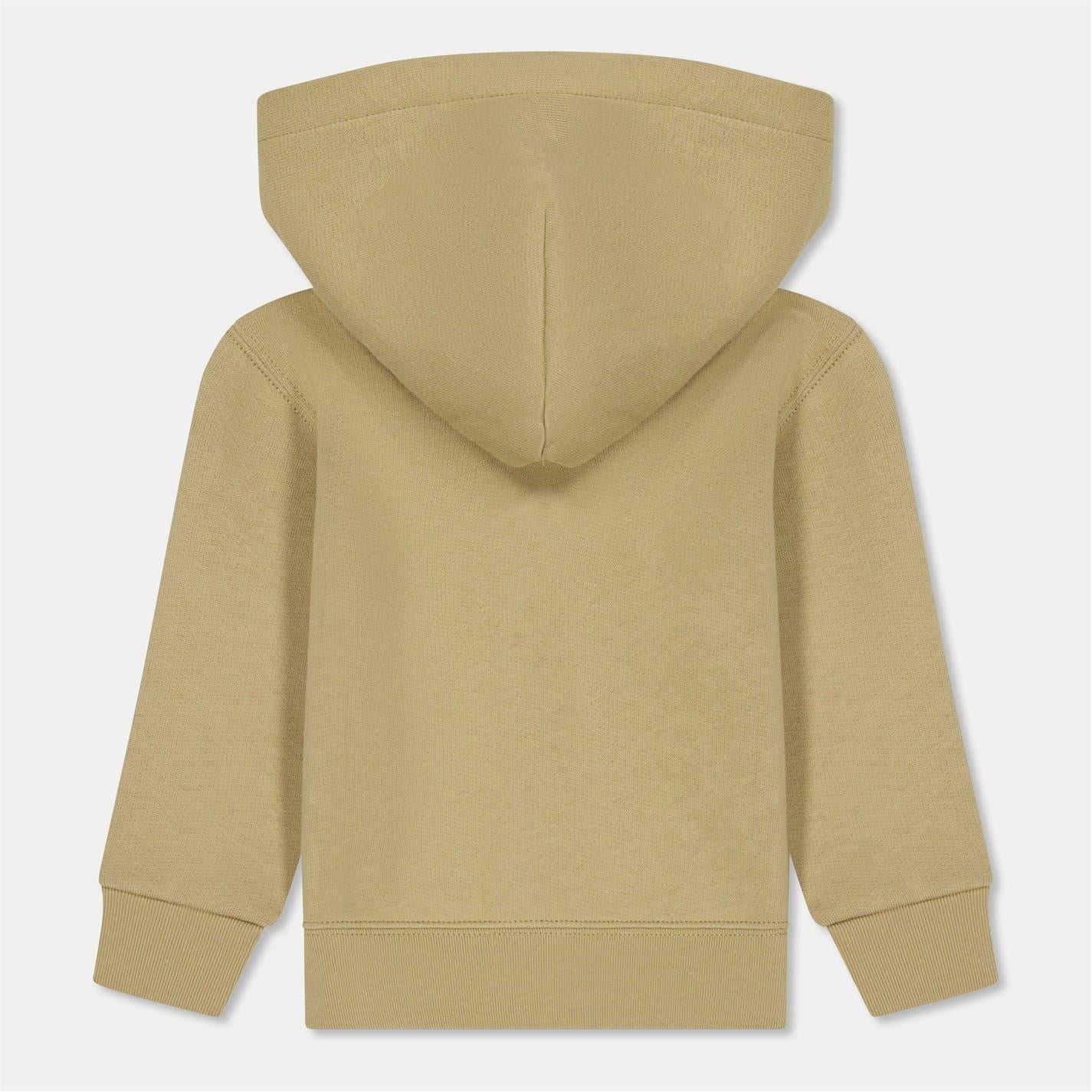 Khaki - Back - Ralph Lauren Boys Full Zip Hoodie