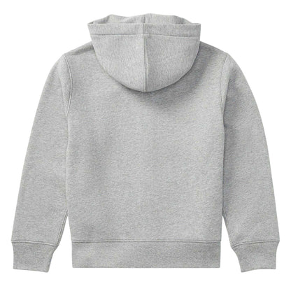 Light Grey Heather - Back - Ralph Lauren Boys Full Zip Hoodie