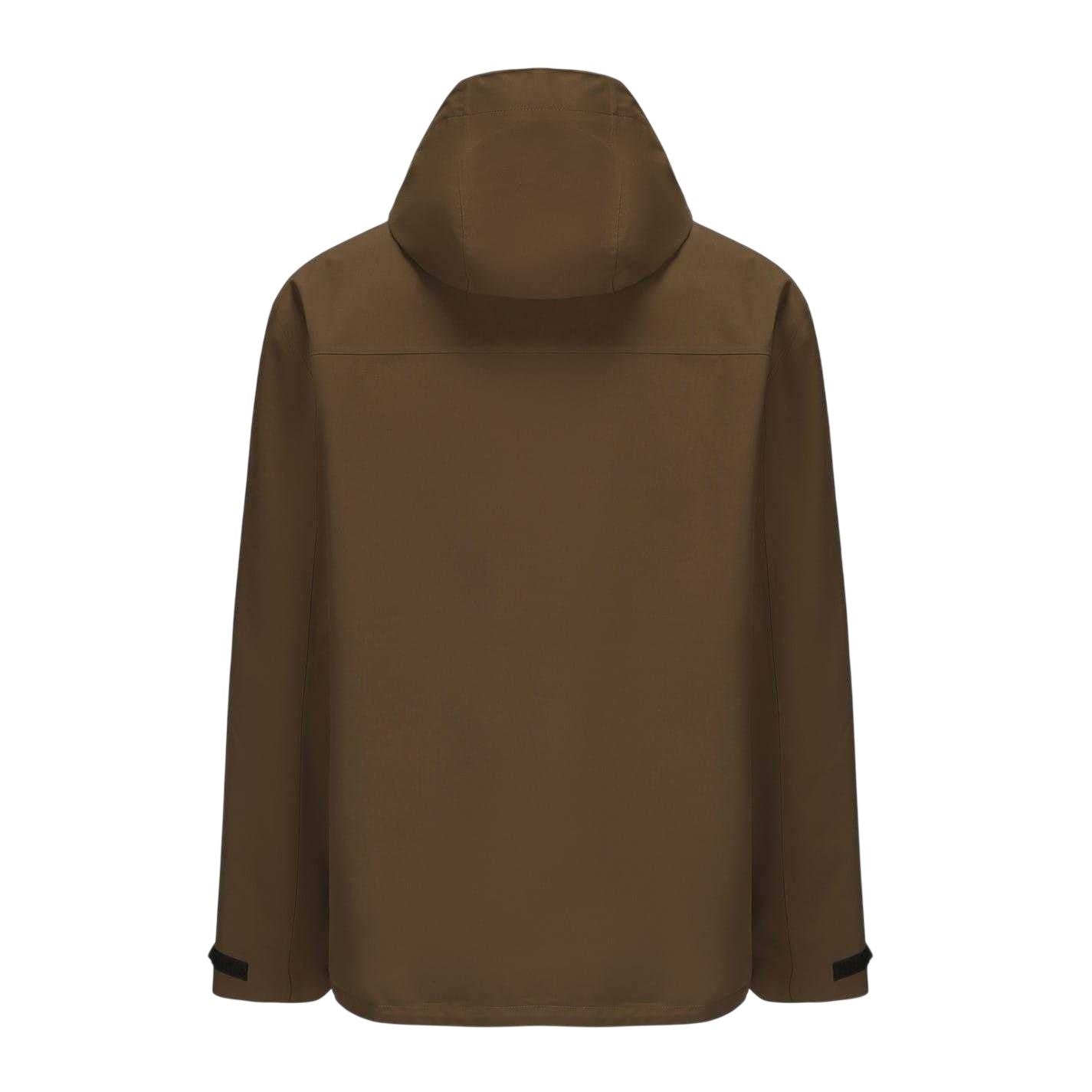 Khaki Green - Back - Firetrap Mens Plain Waterproof Jacket
