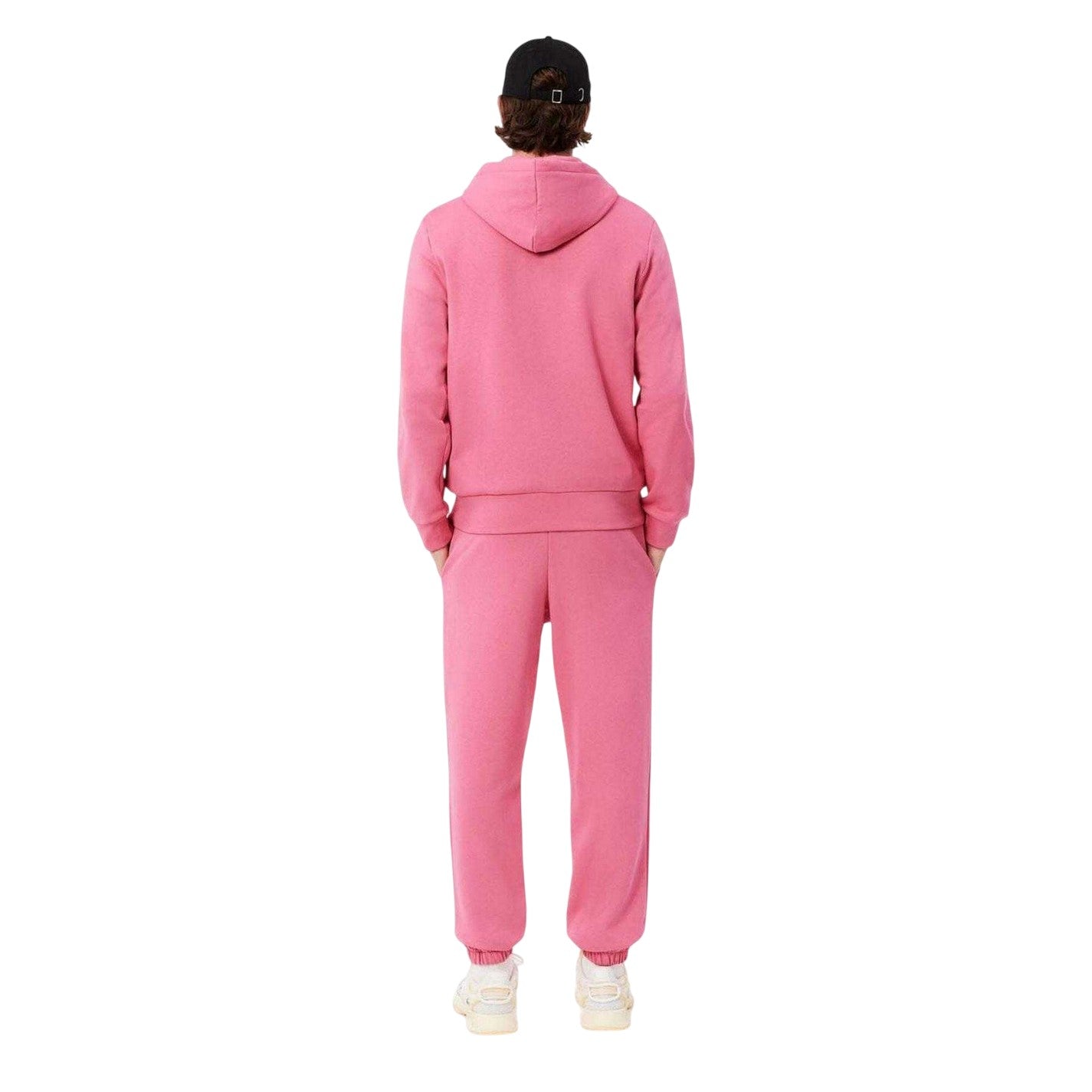 Pink - Back - Lacoste Mens Regular Sweatpants