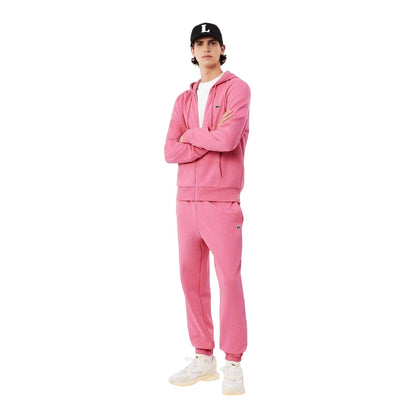Pink - Side - Lacoste Mens Regular Sweatpants
