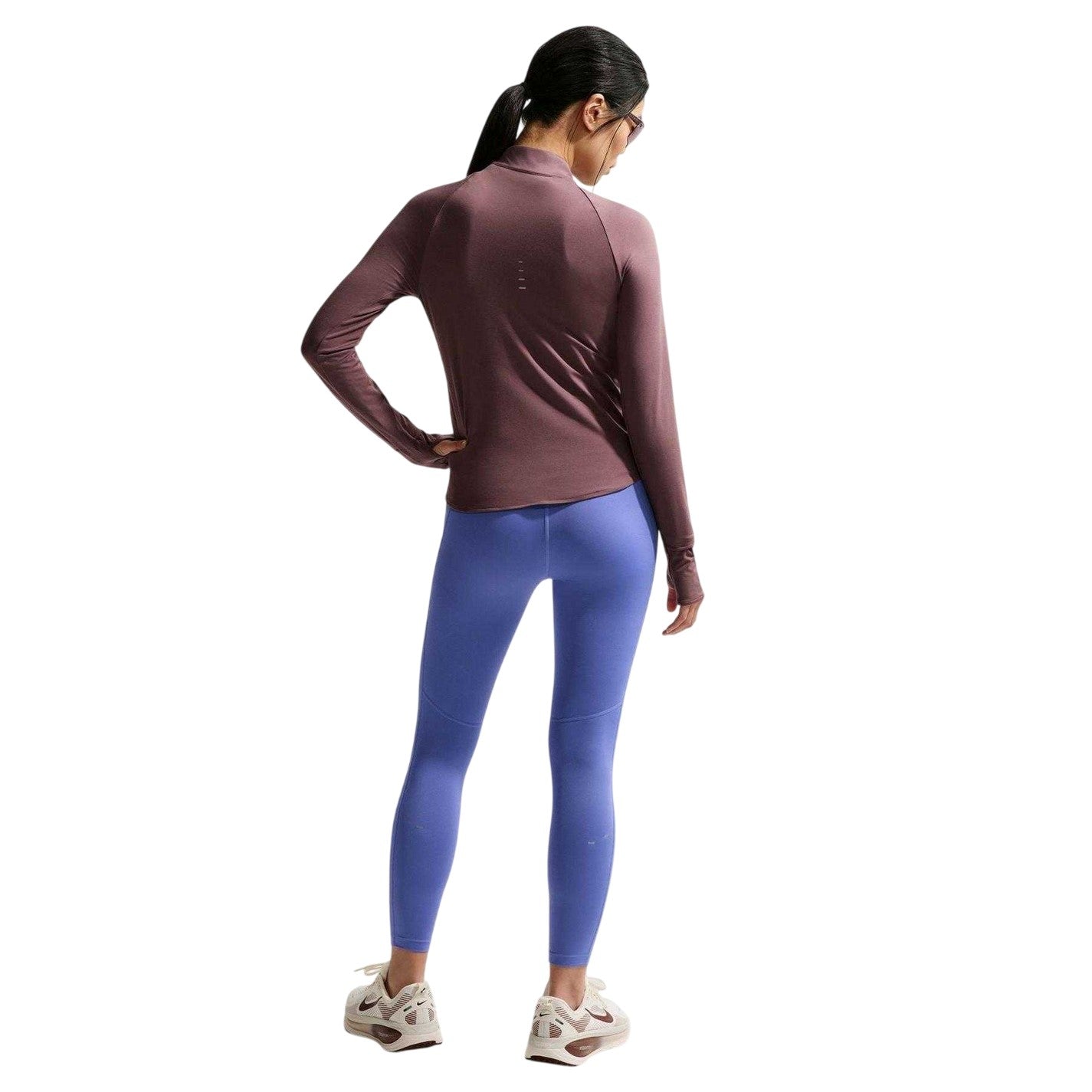 Tattoo - Back - Nike Womens-Ladies Swift Quarter Zip Running Top