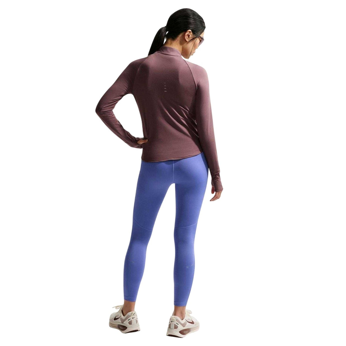 Tattoo - Back - Nike Womens-Ladies Swift Quarter Zip Running Top