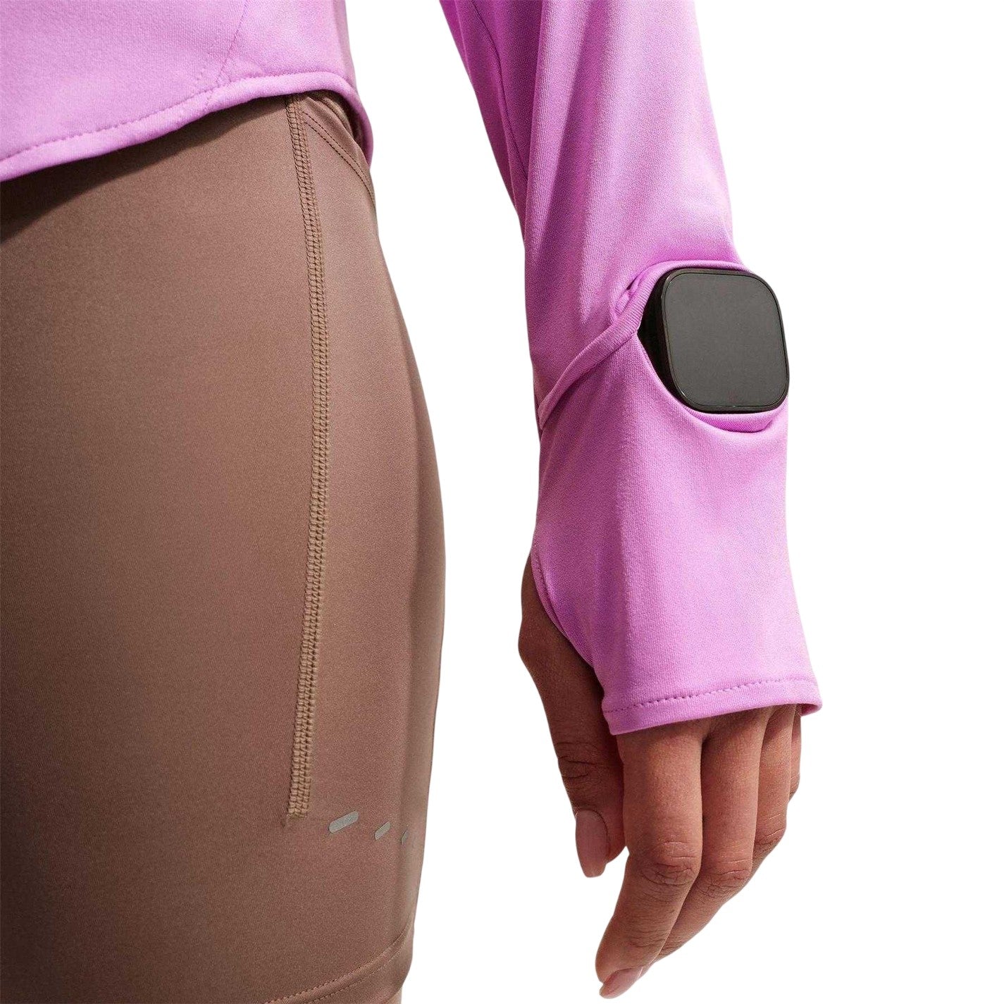Magenta - Lifestyle - Nike Womens-Ladies Swift Quarter Zip Running Top