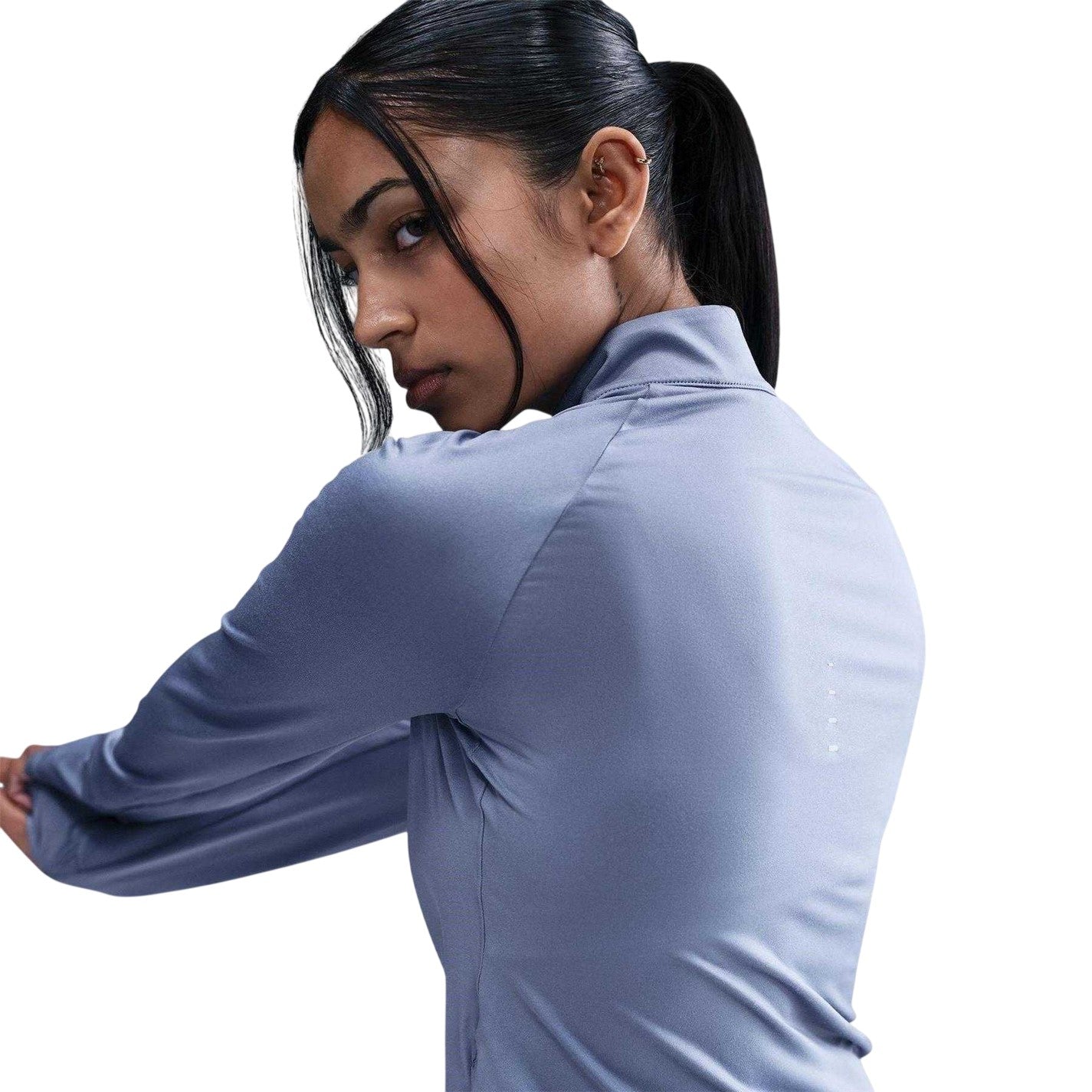 Indigo - Lifestyle - Nike Womens-Ladies Swift Quarter Zip Running Top