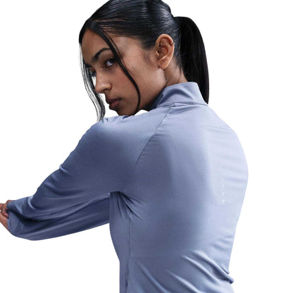 Indigo - Lifestyle - Nike Womens-Ladies Swift Quarter Zip Running Top