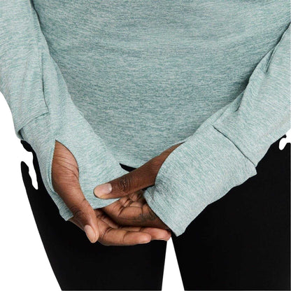 Cannon Heather - Lifestyle - Nike Womens-Ladies Swift Quarter Zip Running Top
