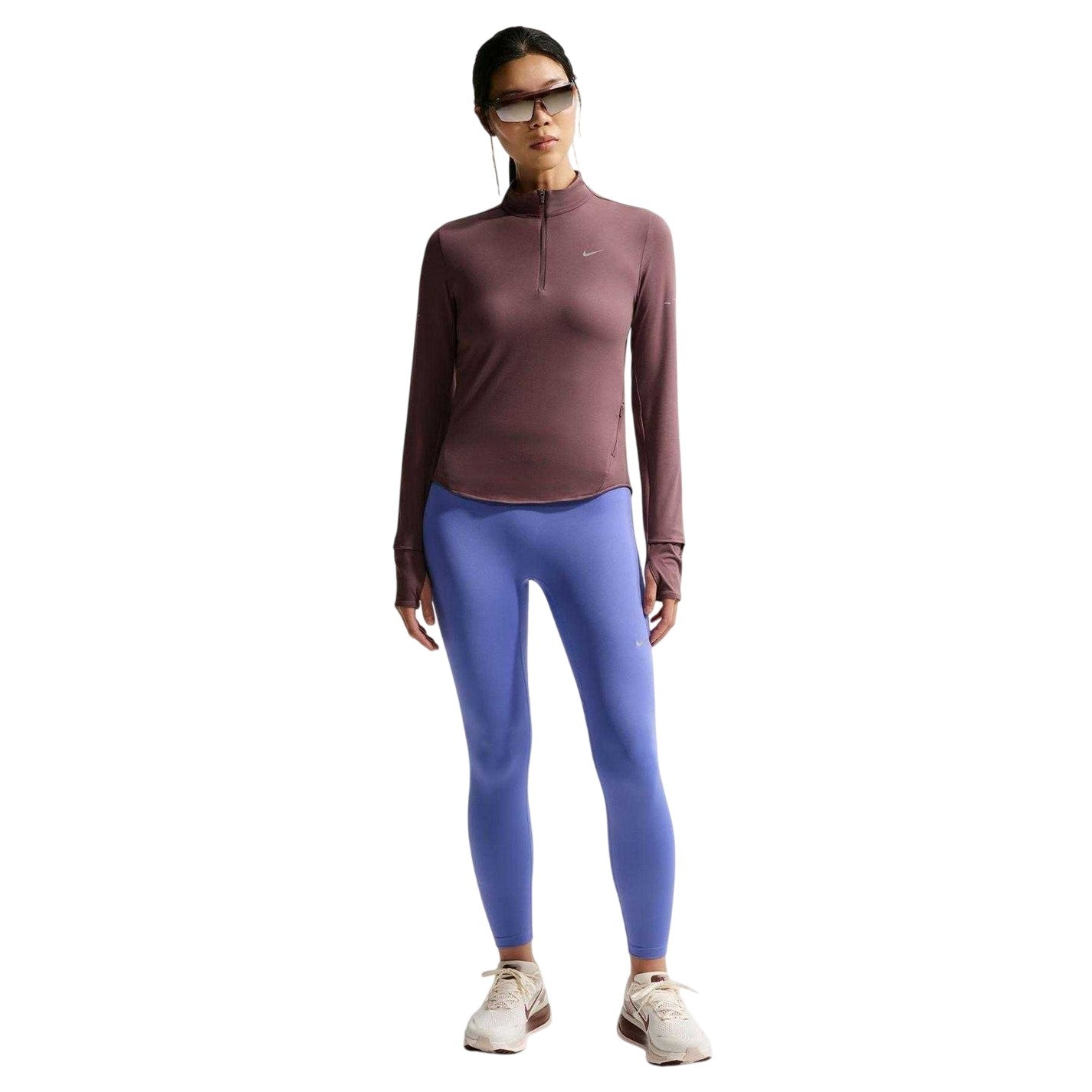Tattoo - Front - Nike Womens-Ladies Swift Quarter Zip Running Top