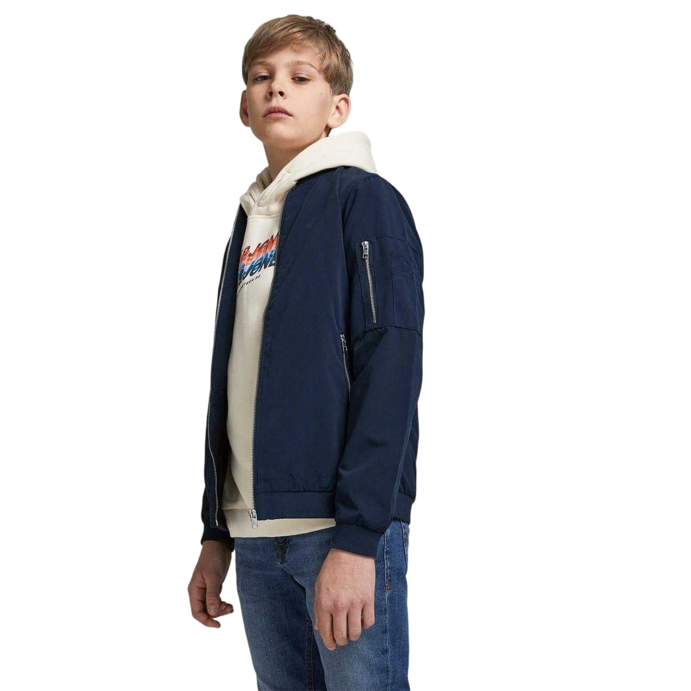 Navy Blazer - Lifestyle - Jack And Jones Boys Rush Bomber Jacket