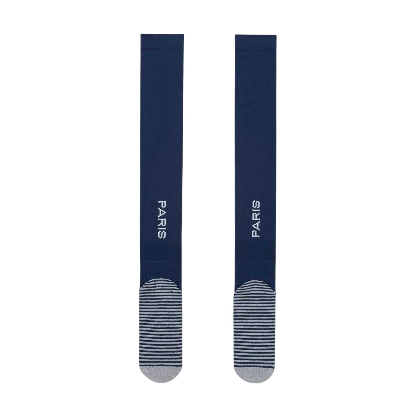Midnight Navy - Back - Nike Childrens-Kids Paris Saint Germain FC Football Socks