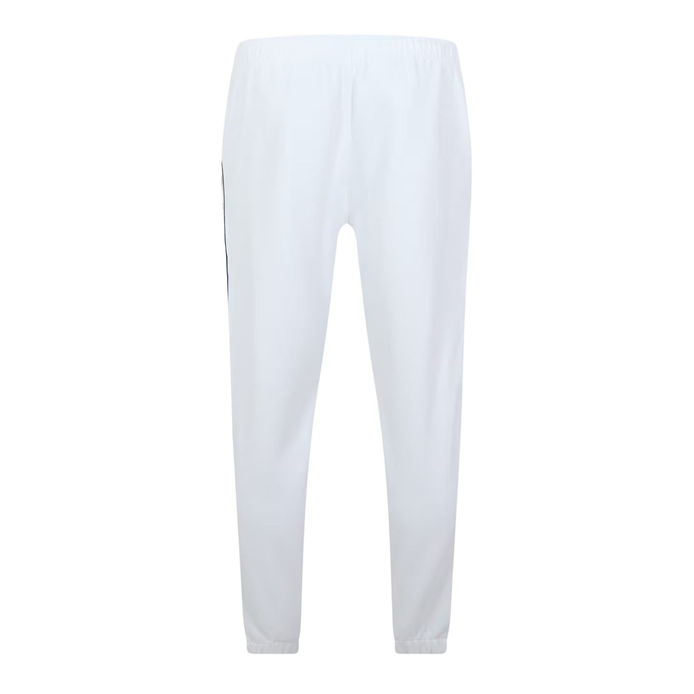 White - Back - Lacoste Mens Side Stripe Slim Sweatpants