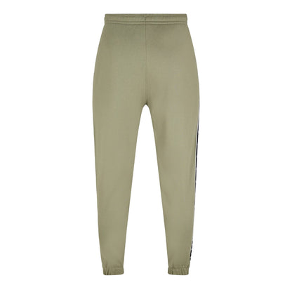 Khaki Green - Back - Lacoste Mens Side Stripe Slim Sweatpants