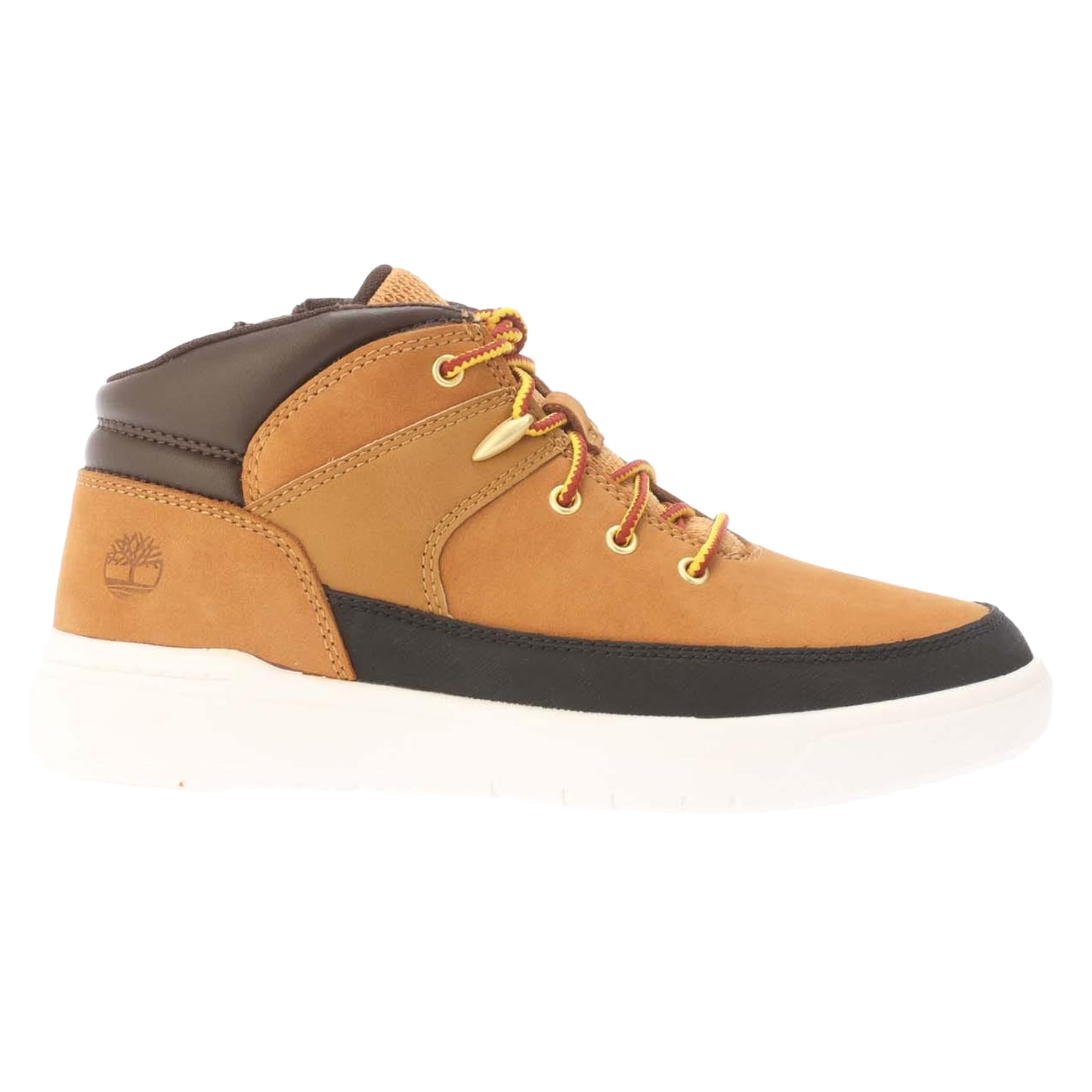 Wheat - Side - Timberland Childrens-Kids Seneca Bay Leather Zipped Hiking Boots